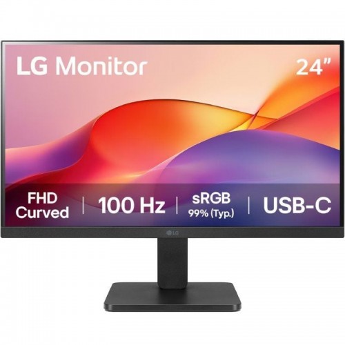 h2Monitor LG 24 Curvo FHD de 100 Hz con USB C Mejor Productividad h2ul li2388221 FHD curved display 1500R li lisRGB 99 Typ 100H