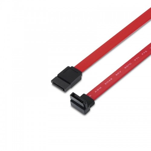 p ph2AISENS 8211 Cable SATA III datos 6G datos acodado rojo 05 metros para disco duro SATA I II III SSD h2p pulli Cable SATA da