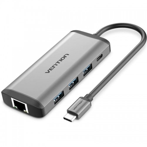 ph2Docking USB tipo C a HDMI USB303 RJ45 TF SD PD h2ul liTipo C 8 en 1 Conexiones de varios dispositivos li liVideo 4K UHD El p