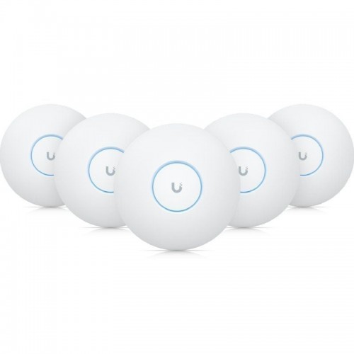 h2Pack de 5 Puntos de Acceso Ubiquiti UniFi 7 Pro h2pPunto de acceso WiFi 7 para montaje en techo con 6 transmisiones espaciale