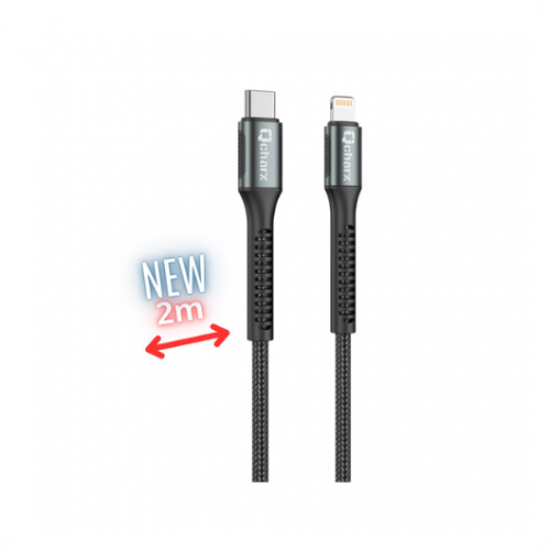 CABLE QCHARX PRAGUE LIGHTNING 2M