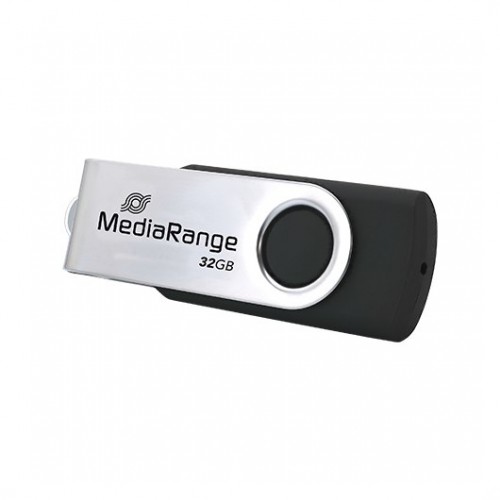 PENDRIVE 32GB USB C 32 MEDIARANGE SILVER BLACK