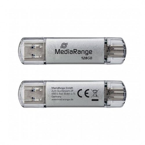 PENDRIVE COMBO 128GB USB 32 MEDIARANGE HIGH P
