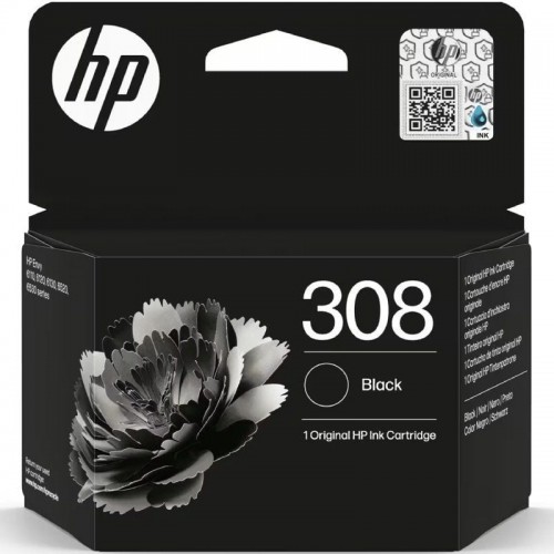 h2Cartucho de Tinta Original HP 308 negra h2pLa tecnologia actualizada permite que la calidad y la fiabilidad sean el centro de