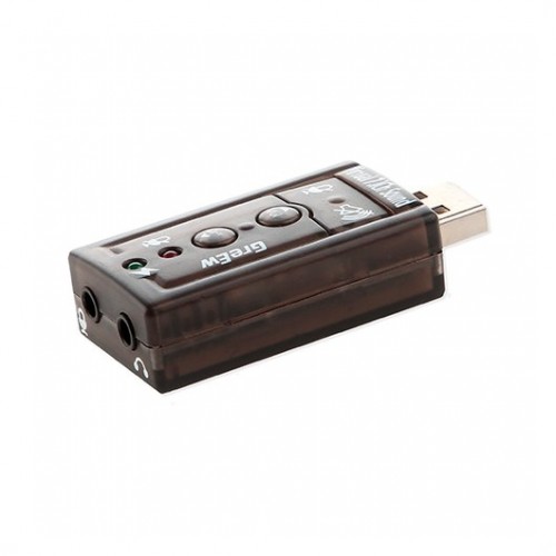 TARJETA DE SONIDO NEGRO USB 71 SAVIO AK 01