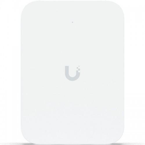 h2U7 In Wall h2pPunto de acceso WiFi 7 montado en la pared con 4 flujos espaciales y un conmutador PoE integrado de 25 GbE dise