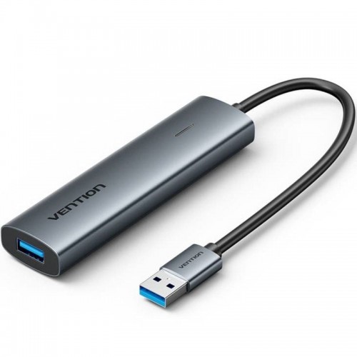 h2Vention HUB USB A 32 a USB C 32Gen1 USB30x3USB C 015m TGXHB Aluminio h2p pp pul liTransferencia de datos estandar de 5 Gbps l