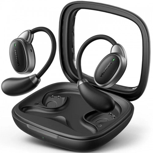 h2Vention Auriculares inalambricos Bluetooth de oido abierto OpenBeat O15 Negro h2divp pul liDiseno de oido abierto li li30 hor