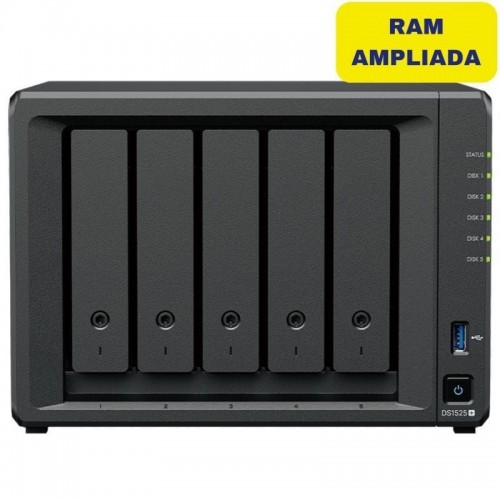 p ph2DiskStation DS1525 h2pCentro de datos versatil para todo proposito ph25 bahias con expansion h2pHasta 300 TB de almacenami