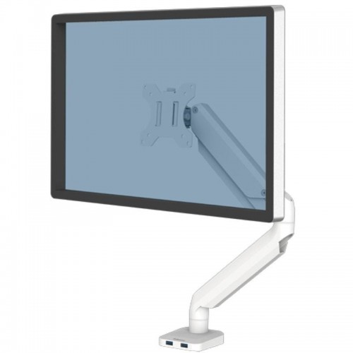 h2Brazo Monitor Individual Platinum Series Blanco h2ppulliIncorpora dos puertos USB para mantener tus dispositivos conectados y