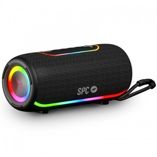 ph2SPC ORBITAL STORM h2divpAltavoz Bluetooth con 60 W de potencia y dos grandes diafragmas para un sonido espectacular luces si