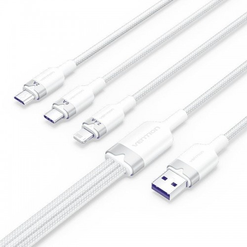 ph2Cable USB 20 3 en 1 h2Presentamos el cable USB 20 3 en 1 Vention una solucion de carga revolucionaria disenada para satisfac