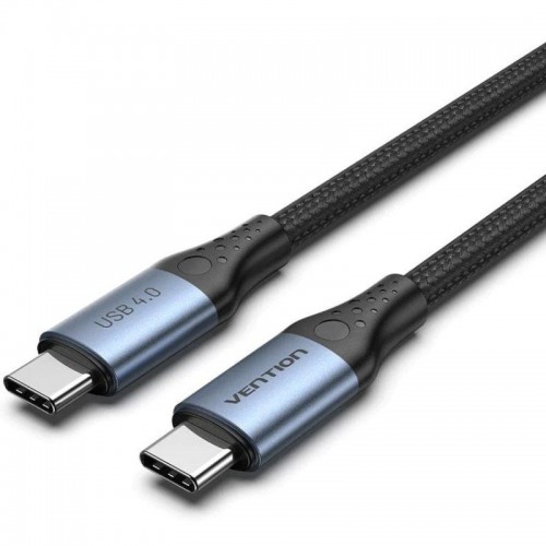 h2Cable trenzado de algodon USB 40 C macho a C macho 5A h2divh2Cable USB 40 con todas las funciones h2pEl futuro del USB ha lle