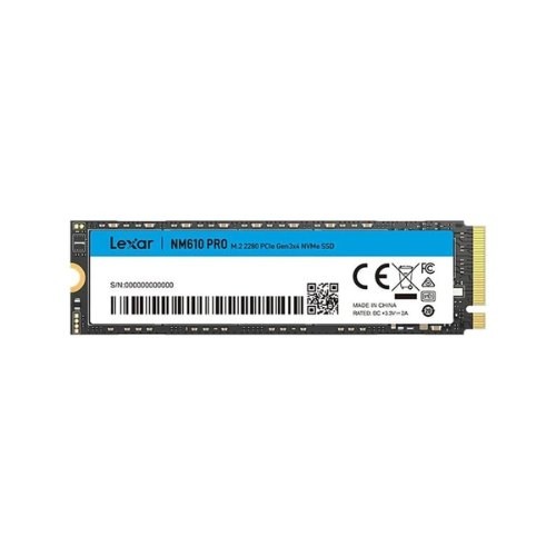 HD M2 SSD 1TB PCIE4 LEXAR NM610PRO NVME
