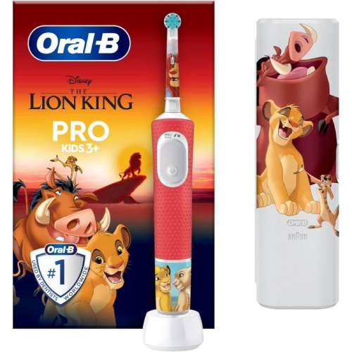 h2Limpieza mas profunda h2pEl cabezal del cepillo de dientes Oral B Pro Kids limpia en profundidad para combatir las caries en 