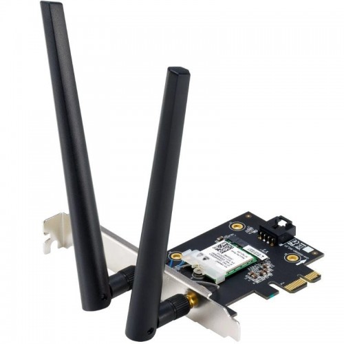 ph2Adaptador PCI E WiFi 7 con 2 antenas externas Compatible con la banda de 6 GHz 4096 QAM Bluetooth 54 y seguridad de red WPA3