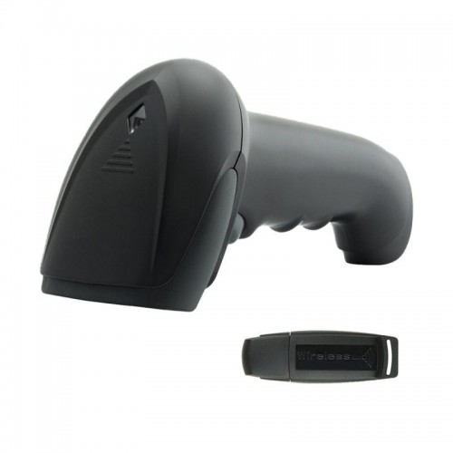 h2MS3 1D RF LECTOR INALaMBRICO 1D USB WIRELESS RADIOFRECUENCIA NEGRO h2divLector inalambrico 1D USB Wireless negrobrbr divul li