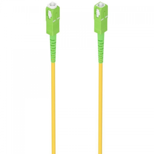 h2AISENS CABLE FIBRA oPTICA LATIGUILLO G657A2 30 9 125 SMF SIMPLEX CPR DCA LSZH SC APC SC APC AMARILLO h2pLatiguillo de fibra m