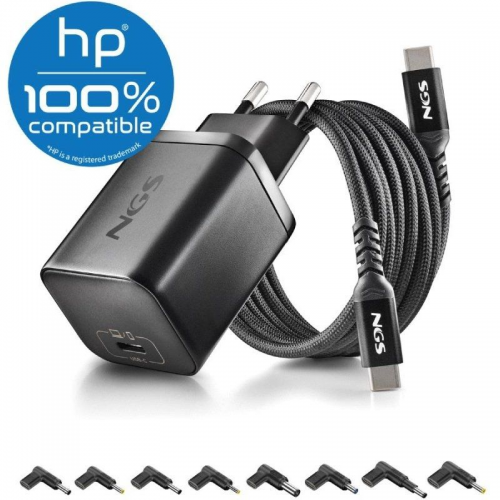 ph2BUD 65W H h2pbPACK CARGADOR GAN USBC DE 65W CABLE 15M USBC 8 CLAVIJAS PARA PORTaTIL MARCA HP b ppul liDisfruta de la maxima 