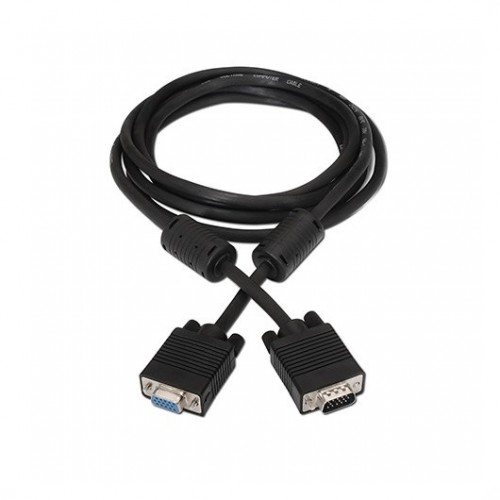CABLE CON FERRITA SVGA HDB15 AISENS 3M NEGRO