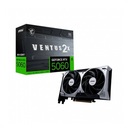 TARJETA GRaFICA MSI RTX 5060 8GB VENTUS 2X OC GDDR7