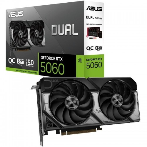ph2Ventiladores dobles Ajuste perfecto h2pASUS Dual GeForce RTX8482 5060 Ti combina un potente rendimiento termico con una ampl