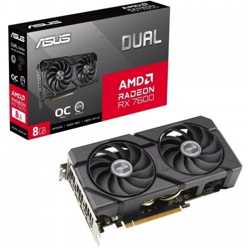 p pp ph2ASUS Dual Radeon RX 7600 EVO OC Edition 8GB GDDR6 h2pLa ASUS Dual Radeon RX 7600 EVO OC Edition esta optimizada por den